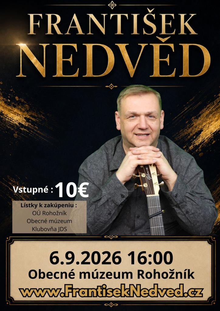 FRANTIŠEK NEDVĚD PRICHÁDZA DO&nbsp;ROHOŽNÍKA